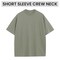 Men's Oversized Heavyweight Cotton Crew Neck Short Sleeve Tshirts Loose Fit Tops (S-3XL))